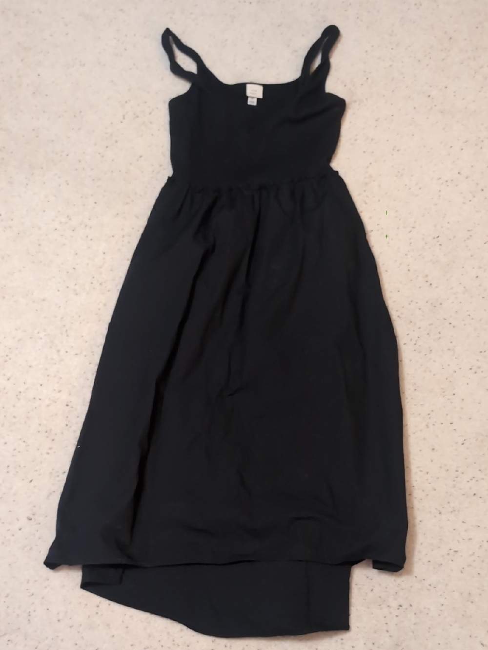 a new day Black Sleeveless Strap Midi Dress